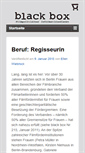 Mobile Screenshot of blackbox-filminfo.de